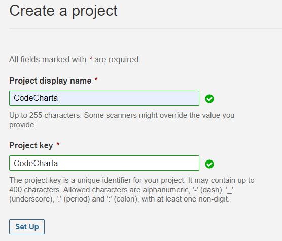 create_project sonarqube